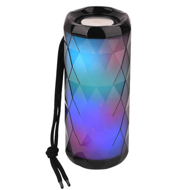 Boxă Bluetooth Portabilă 2x5W cu LED și Radio FM