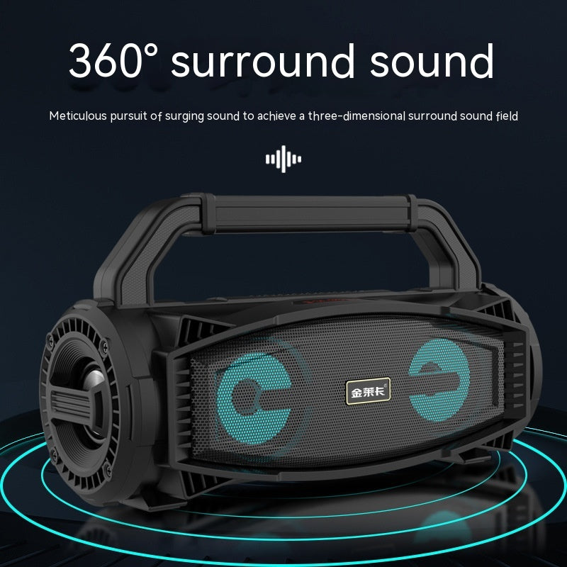Boxă Bluetooth Portabilă Exterior 2x10W cu Radio FM