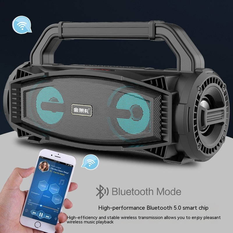 Boxă Bluetooth Portabilă Exterior 2x10W cu Radio FM