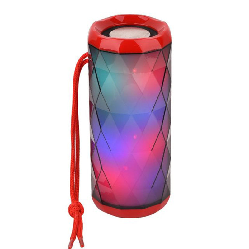 Boxă Bluetooth Portabilă 2x5W cu LED și Radio FM