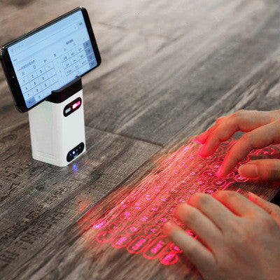Tastatură Laser Virtuală cu Proiecție Bluetooth și Mouse