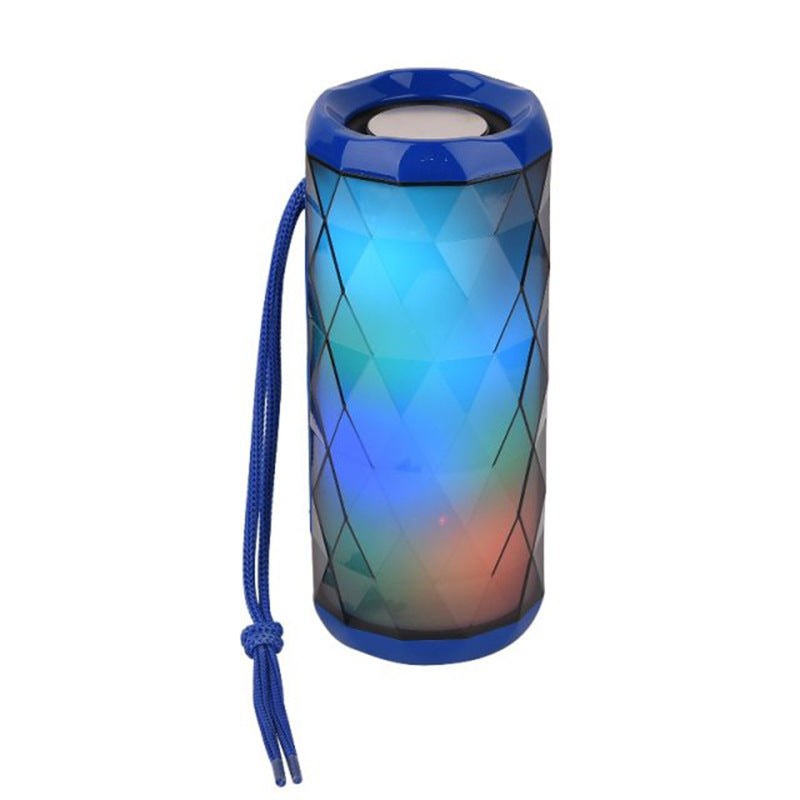 Boxă Bluetooth Portabilă 2x5W cu LED și Radio FM