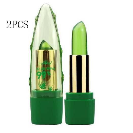 Ruj cu Aloe Vera care Îi Schimbă Culoarea