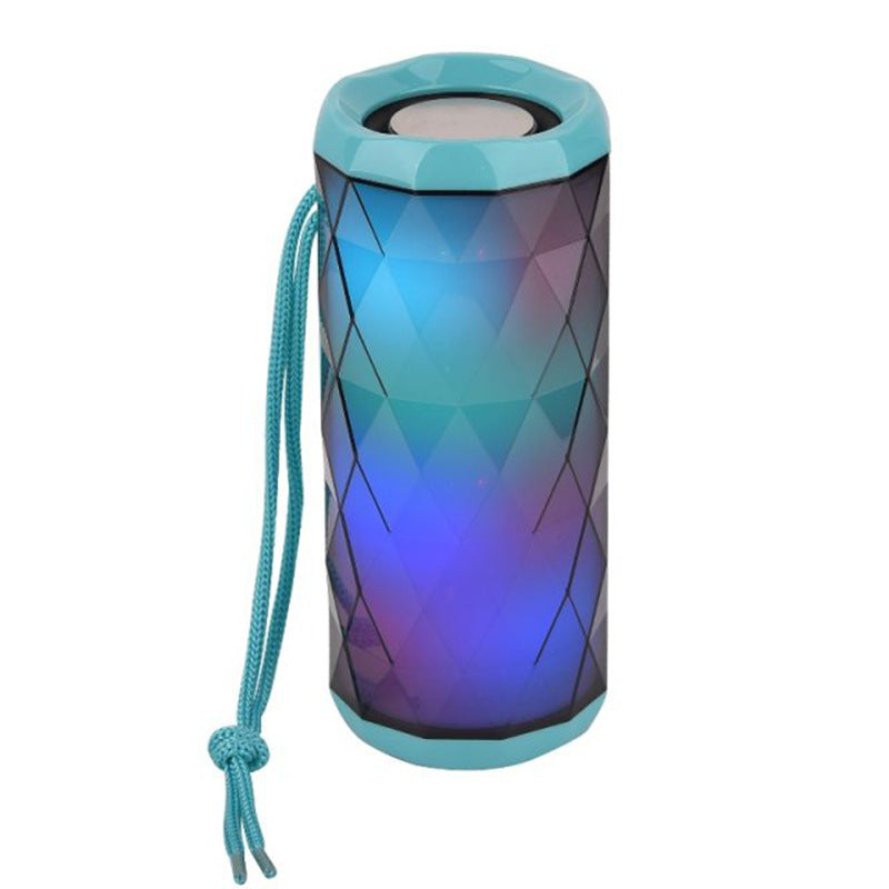 Boxă Bluetooth Portabilă 2x5W cu LED și Radio FM