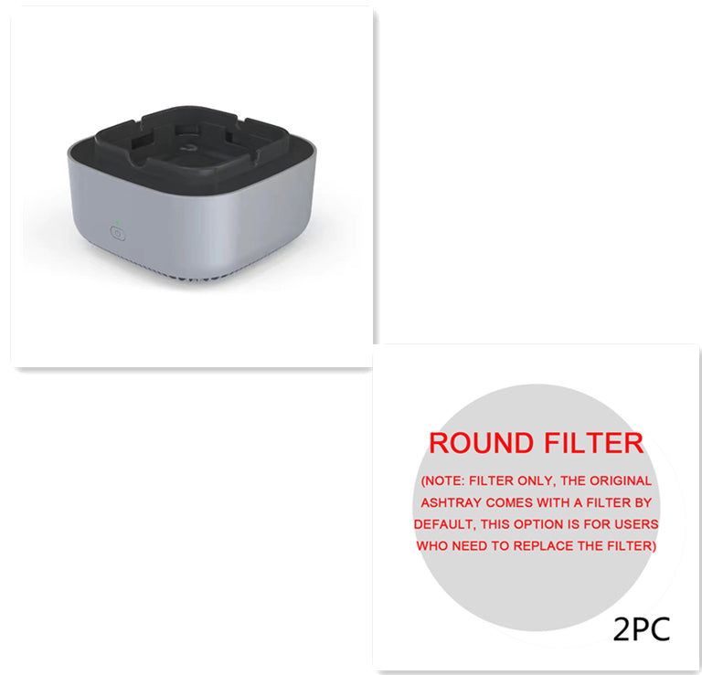 Scrumieră cu Purificator de Aer cu Ioni Negativi