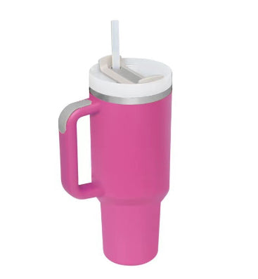 Termos din Inox 1200ml cu Mâner, Pai și Capac