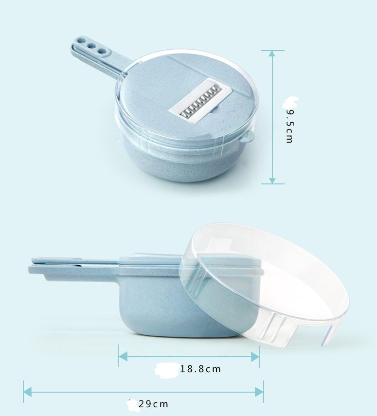 Set Feliator Legume 8 în 1 cu Lame din Inox
