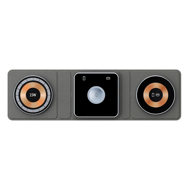 Stație Încărcare Wireless 3-în-1 pentru iPhone, Apple Watch și AirPods