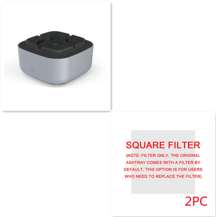 Scrumieră cu Purificator de Aer cu Ioni Negativi