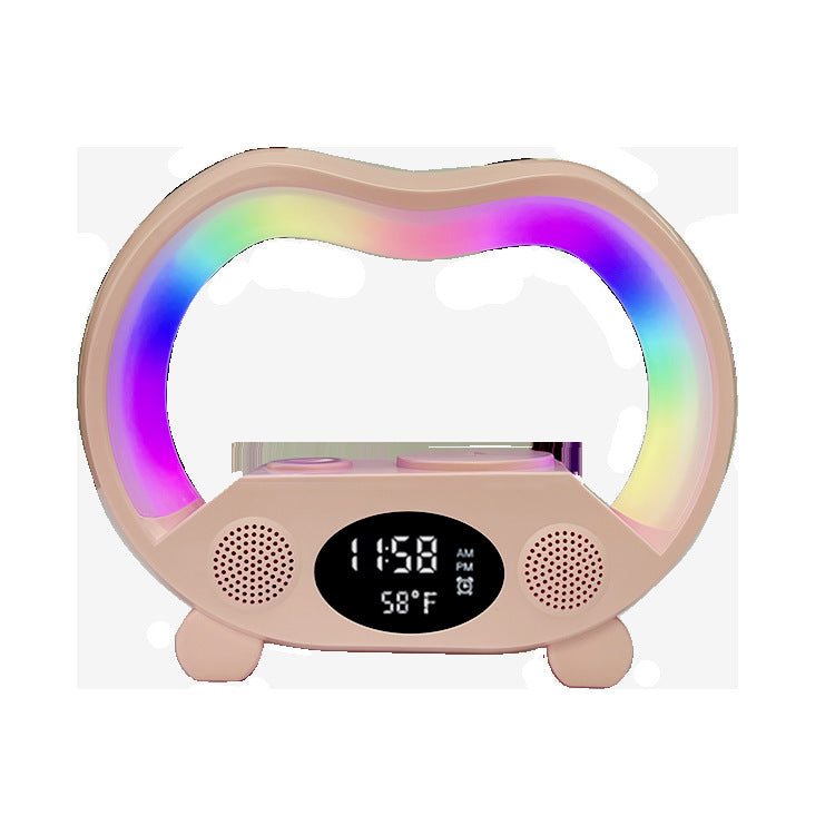 Lampă LED 6 în 1 cu Încărcare Wireless, Bluetooth și Telecomandă